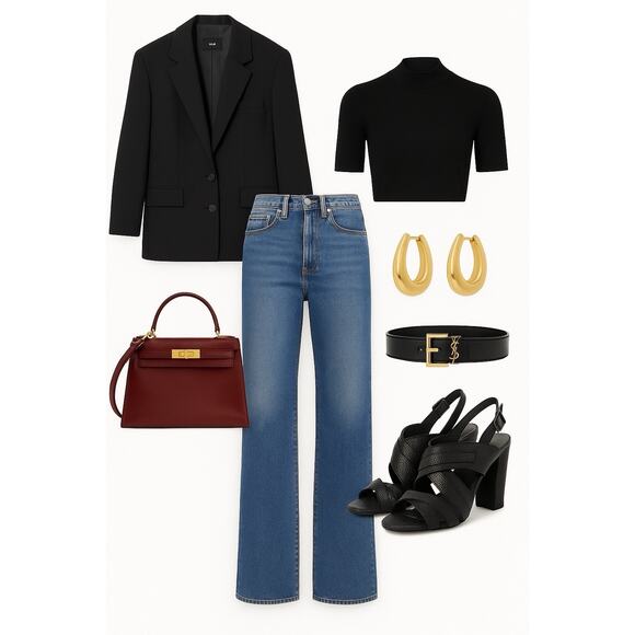 Michelediloco Black Snake-Embossed Leather Block Heels | Fall Classic Elegance - Picture 3 of 16